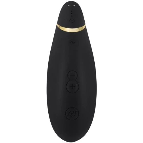 Вакуумний кліторальний стимулятор Womanizer Premium Black фото 3