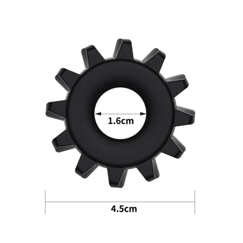 Эрекционное кольцо LoveToy POWER PLUS Cockring, Black: Цвет черный