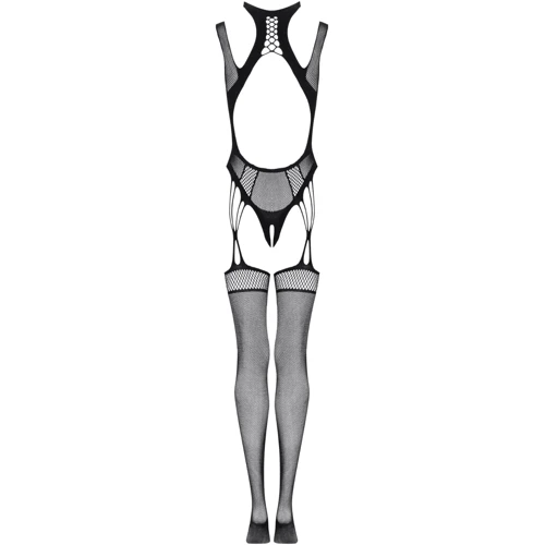 Бодістокінг Obsessive Bodystocking G327 black S/M/L: Декор Без декора