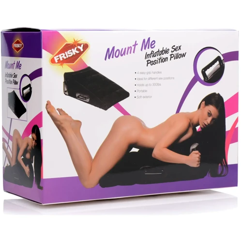 Надувная подушка для секса Frisky Mount Me Pillow (чёрный) фото 5