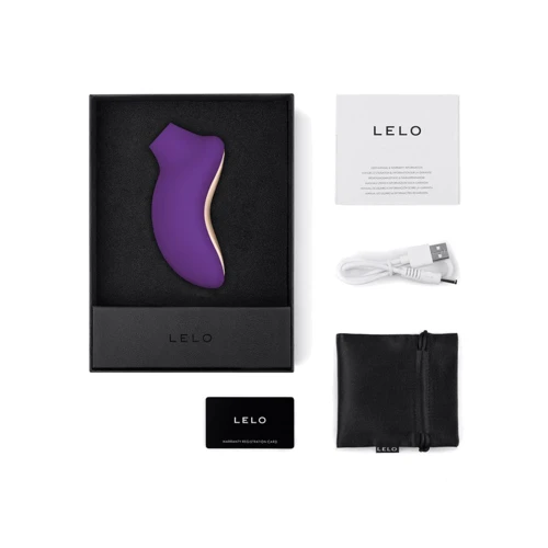 Lelo Sona 2 - звуковой стимулятор клитора, 10х5.6 см (фиолетовый): Тип управления Кнопочное