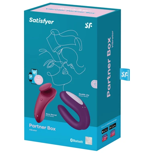 Набор Satisfyer Partner Box 1 (вибратор для пар Double Joy + вибратор в трусики Sexy Secret): Диаметр, см 2.5