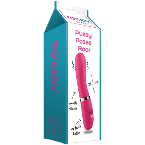 Вібратор Pussy Posse Roar, 21.5x3.5 см: Для кого Для жінок