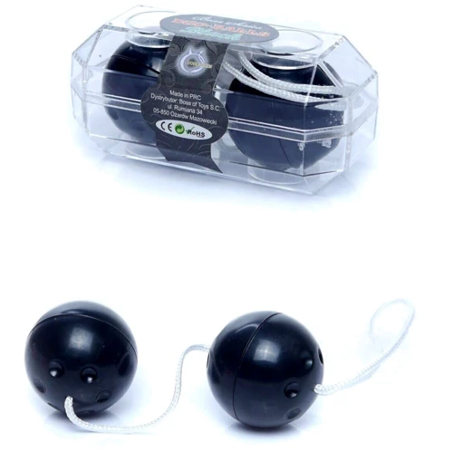 Вагинальные шарики Duo balls Black, BS6700026
