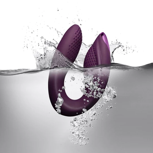 Вібратор для оргазму без рук Rocks Off Rock Chick Diva Purple: Призначення Двойные