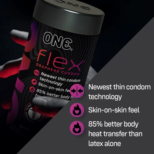 Презервативы ONE Flex Graphene Condom 10 шт, подарочная упаковка тюб: Длина, мм 191