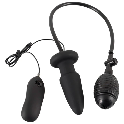 Анальная пробка You2Toys - Inflatable + Vibrating Butt Plug: Наличие вибрации Есть