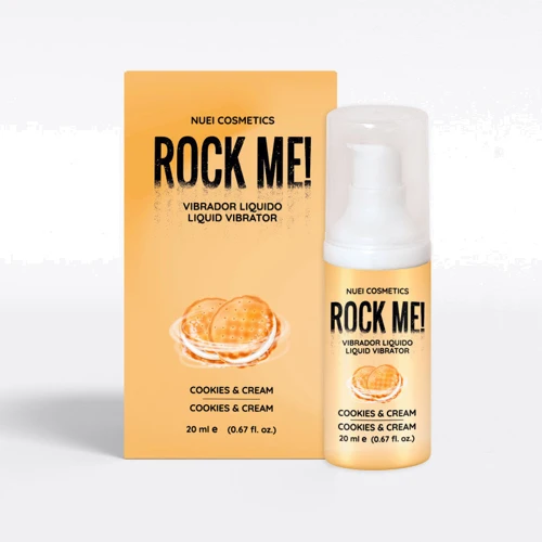 Рідкий вібратор Nuei ROCK ME! 20 мл (печиво з кремом)