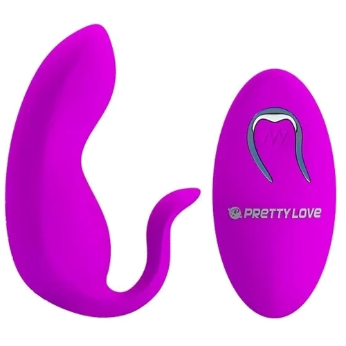 Вибратор для пар Pretty Love - 12 vibration functions, wireless remote control (BI-014484W)