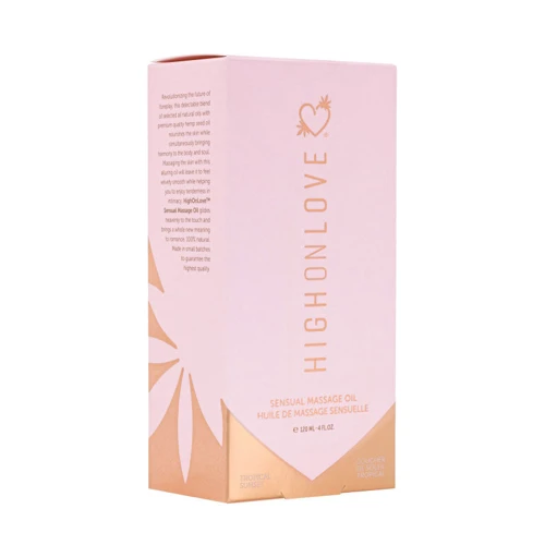 Масажна олія з ароматом тропічних фруктів HighOnLove Sensual Massage Oil Tropical Sunset, 120 мл: Тип Масло