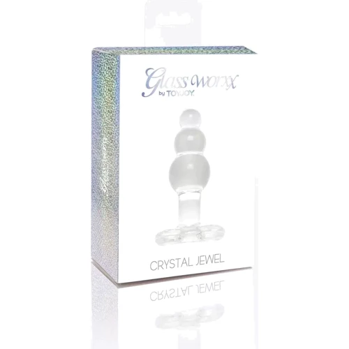 Стеклянная анальная пробка Toy Joy Crystal Jewel Crystal Jewel: Для кого Унисекс