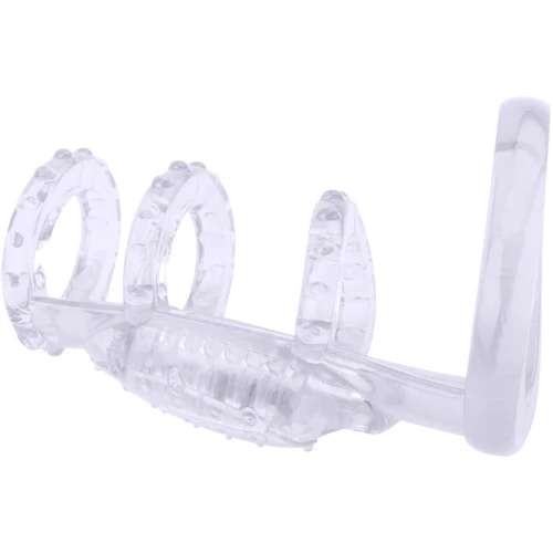 Насадка на член Chisa Get Lock Vibrating Cock Cage Clear: Призначення Для потовщення