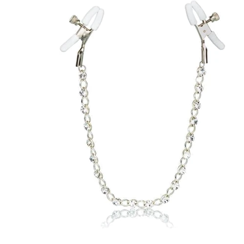 CalExotic Crystal Chain Nipple Clamps зажимы для сосков: Для кого Для женщин