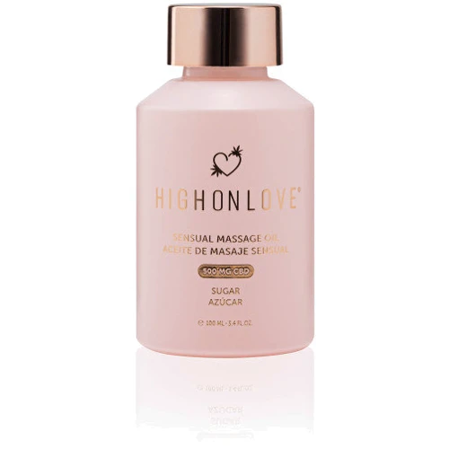 Масажне масло з CBD HighOnLove Sensual Massage Oil Sugar High, 100 мл