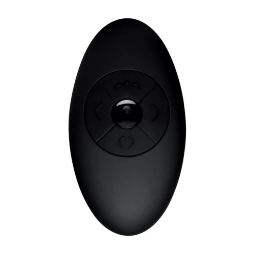 Вибратор с функцией волн Thunderplugs Silicone Vibrating Squirming Plug with Remote Control: Длина, см 16.5