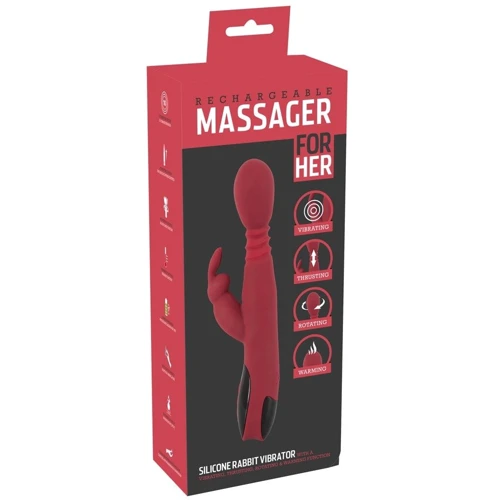 Вібратор із підігрівом Orion Rechargeable Massager For Her Rabbit Vibrator фото 7
