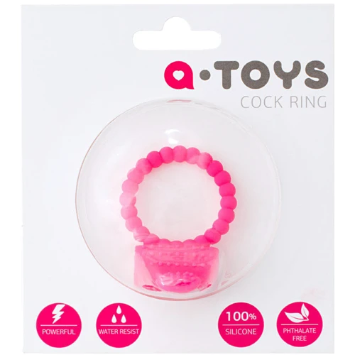 Эрекционное кольцо на пенис Toyfa A-Toys: Цвет розовый