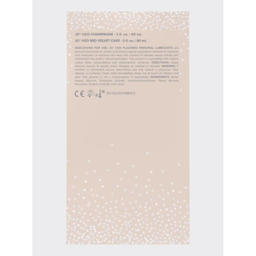 Набор вкусовых смазок System JO Champagne & Red Velvet Cake (2×60 мл), Limited Edition: Тип Оральные