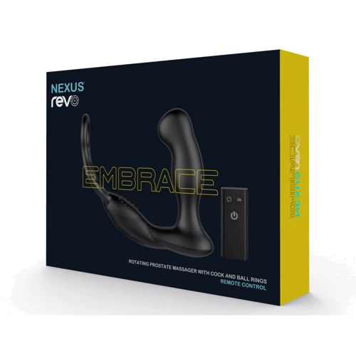 Массажер простаты Nexus Revo Embrace с эрекционным кольцом + пульт ДУ: Особенности С кольцом