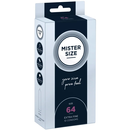 Презервативи Mister Size 64 (10 pcs)