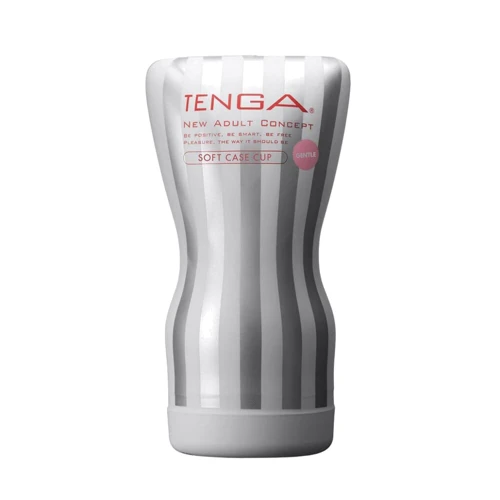 Мастурбатор Tenga Squeeze Tube Cup (м'яка подушечка) GENTLE здавлює