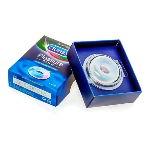 Кольцо эрекционное Durex Pleasure Ring: Цвет прозрачный