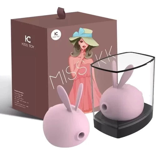 Вакуумный стимулятор с вибрацией KisToy Miss KK Pink: Тип управления Кнопочное