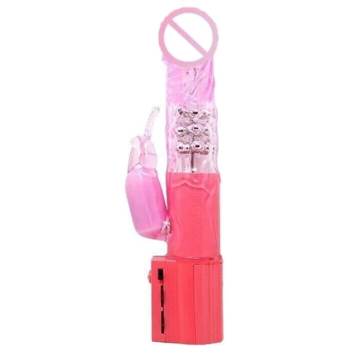 Вибратор с стимулятором клитора Cute baby vibrator, BW-004102 PINK: Назначение Вагинальные