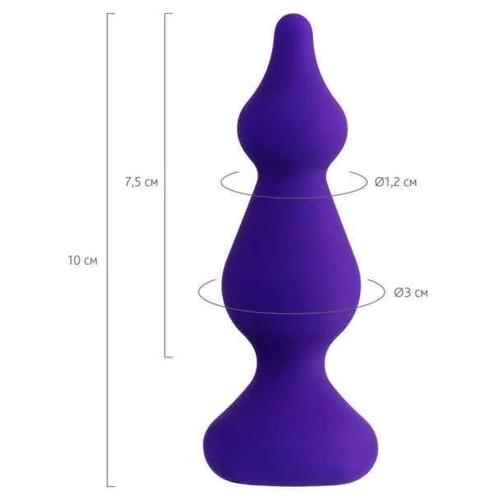 Анальний корок ToDo Anal Plug Sholt (фіолетовий): Особливості Водонепроницаемые