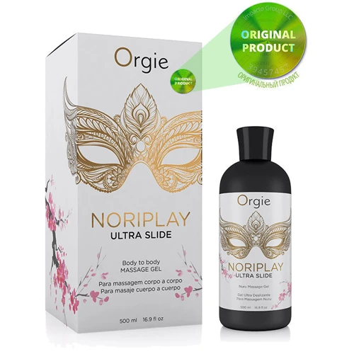 Гель для NURU-массажа Orgie – Noriplay Ultra Slide (500 мл), экстракт морских водорослей, простыня: Назначение Для тела