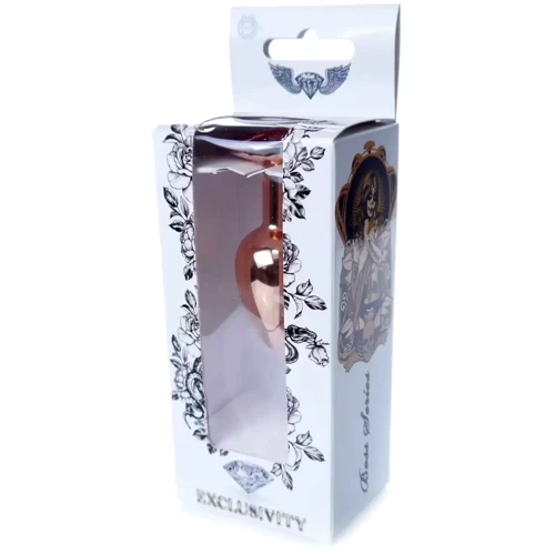 Анальна пробка із кристалом BOSS of TOYS Boss Series - Jewellery Red Gold PLUG Red S, BS6400109 фото 7
