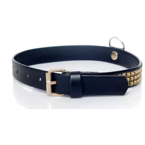 Ошейник с кристаллами Fetish Boss Series - Collar with crystals Gold (BS3300100): Производитель Fetish Boss Series