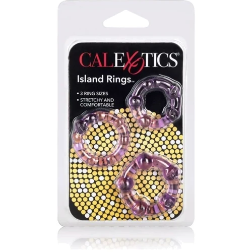 Набір ерекційних кілець California Exotic Novelties Transparent Island Rings, 3 шт: Виробник California Exotic Novelties