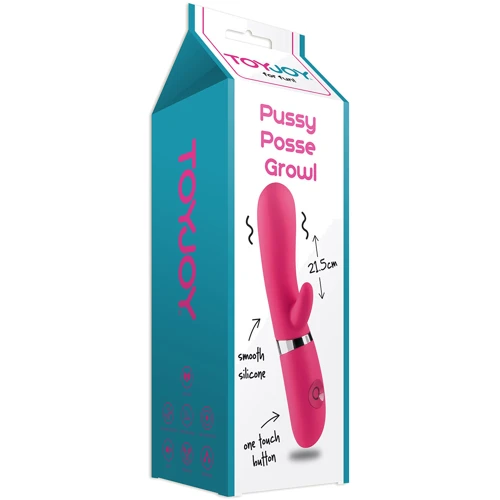 Вібратор Pussy Posse Growl, 21.5x3.5 см: Для кого Для жінок