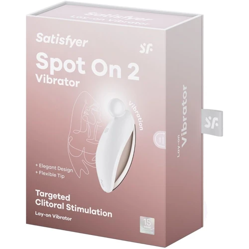 Вібратор Satisfyer Spot On 2 White: Діаметр, см 4.5