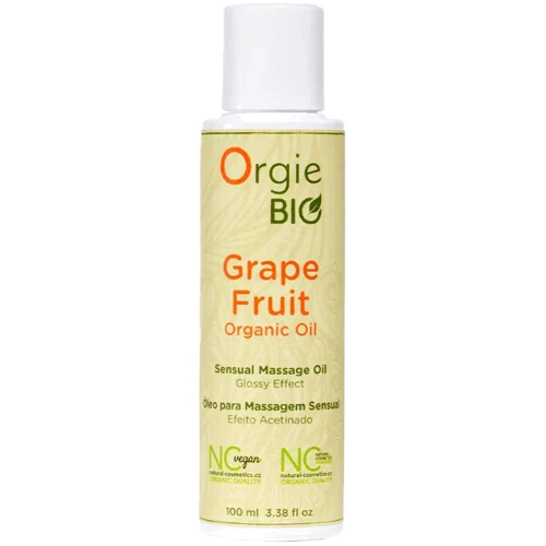 Масажна олія Orgie Bio Organic Oil Grapefruit (100 мл), органічна, веганська формула