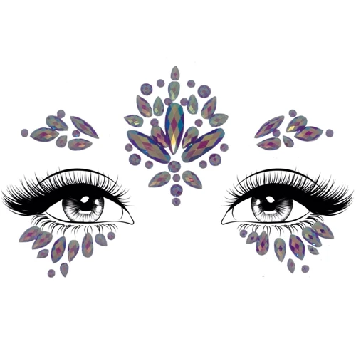Наклейки з прикрасою Leg Avenue Verity face jewels sticker