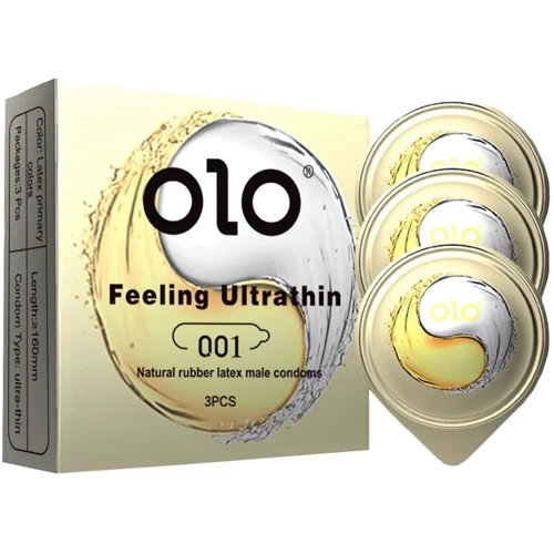 Презервативи OLO Ice Fire 7000-1 (3 штуки) (23796)