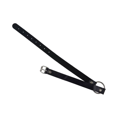 Кляп sLash Leather O-Ring Gag Black: Цвет черный