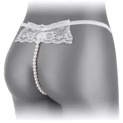 Трусики-стринги с жемчужной ниткой Fashion Secret KATIA White: Для кого Для женщин