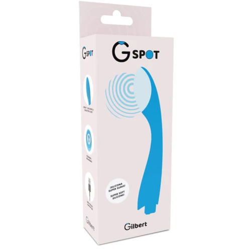 Вибратор для зоны G G-Spot GYLBERT (голубой): Назначение Для точки ДЖИ