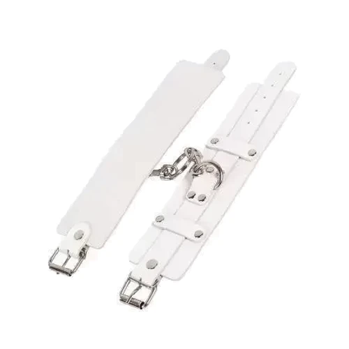 Наручники Leather Dominant Hand Cuffs, white: Производитель sLash
