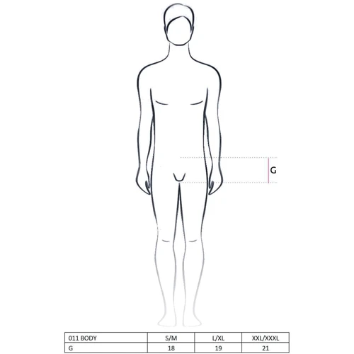 Эротическое боди Passion 011 BODY black L/XL: Вид Боди