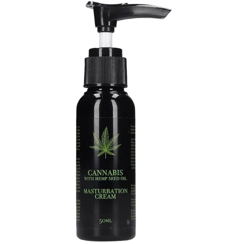 Стимулюючий крем для чоловіків Cannabis With Hemp Seed Oil - Masturbation Cream, 50 ml