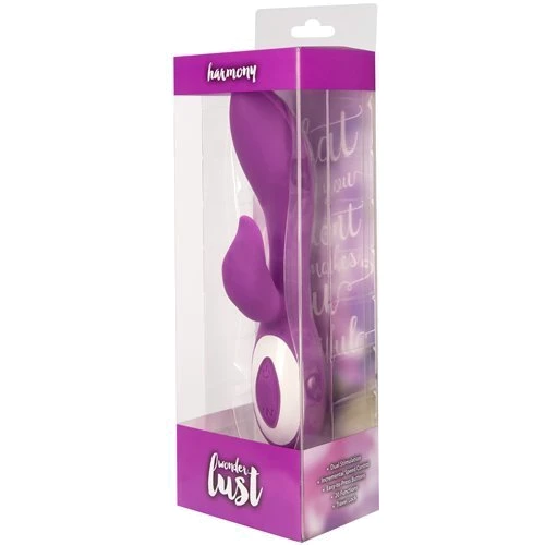 BMS Factory Harmony Pink Wonder Lust вибратор-кролик, 12.5x2.5 см, пурпурный: Назначение Вагинальные