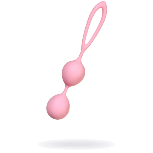 Вагинальные шарики A-Toys Pleasure Balls Light Pink: Особенности Соединены между собой
