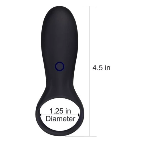 Віброкільце LoveToy Stamina Ring USB Rechargeable: Колір черный