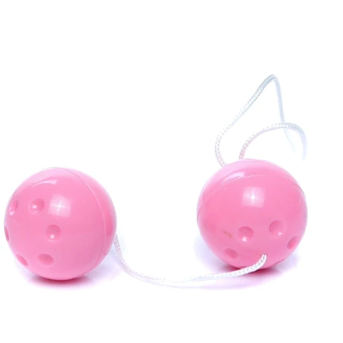 Вагинальные шарики Duo balls Light Pink, BS6700032: Для кого Унисекс
