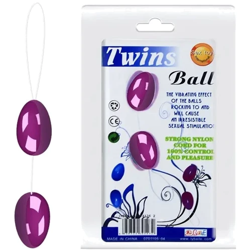 Анальные шарики LYBAILE Baile - Twins Ball (BI-014036-2)