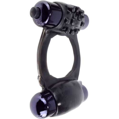 Ерекційне вібро кільце Duo Vibr Super Ring, чорний: Виробник Pipedream